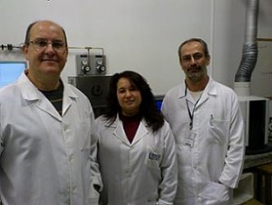 Professor Marco T. Grassi, Mônica Campos e o professor Gilberto Abate