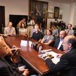 Reunião da comissão avaliadora do Inep com a administração da UFPR