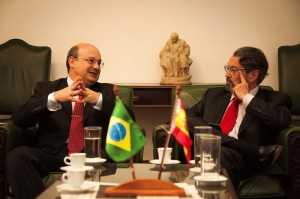 Zaki Akel Sobrinho e Jordi Montaña: parceria à vista
