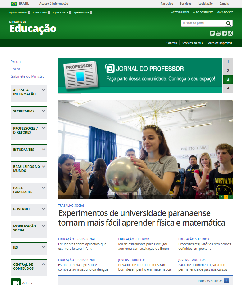 Fibra no MEC