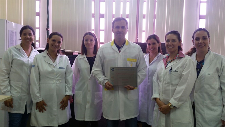 A equipe do Leac comemora a certificação. Imagem: Arquivo