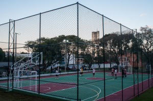 Nova quadra do Setor de Ciências Agrárias (fotos Samira C. Neves)