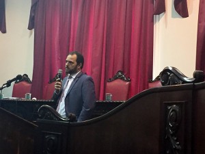 procurador Leopoldo Muraro explica o Marco Legal sob o ponto de vista jurídico. Foto: Maria de Lurdes W. Pereira