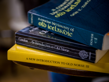 Curso de Língua e Cultura Nórdica Antiga no Celin (foto:Marcos Solivan)