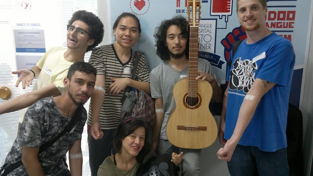 Estudantes de Luteria doaram sangue no Hospital Erasto Gaertner