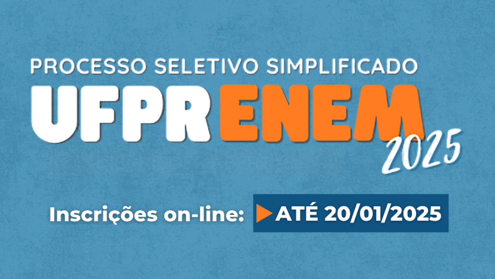 banner UFPR ENEM 2025